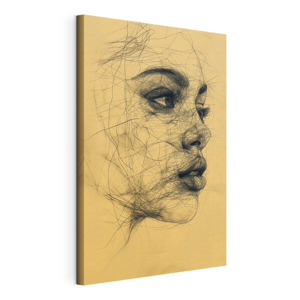 Cuadros Dibujo del rostro de una mujer (SKU: s39962) Cuadros Cuadros Dibujo del rostro de una mujer (SKU: s39962)