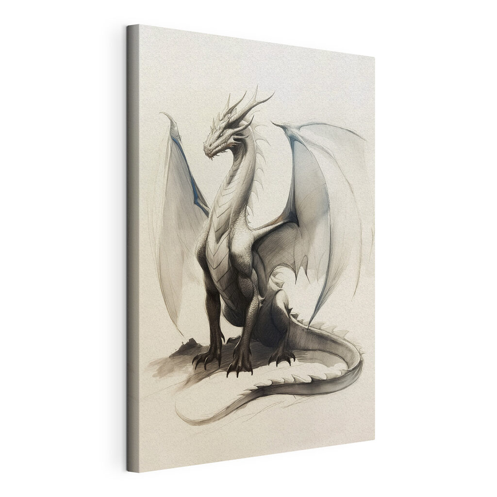 Drawing of a dragon