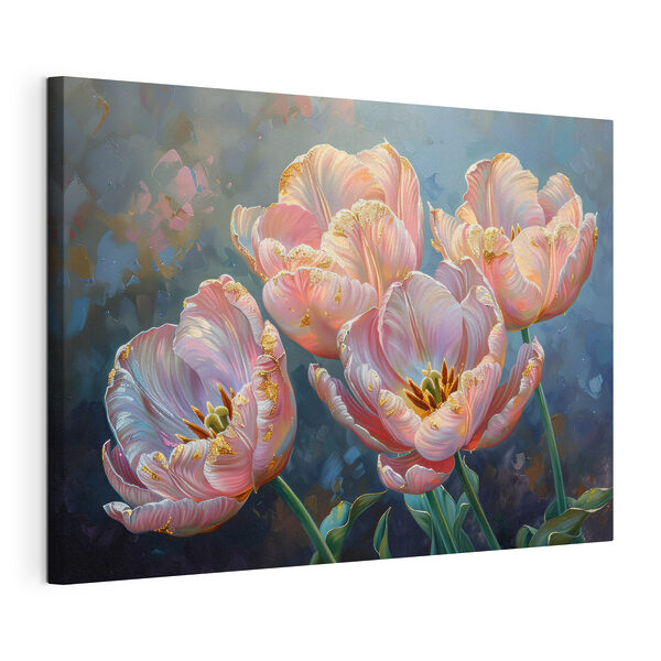 Cuadros Cuadros Ramo de tulipanes rosas (SKU: s40013)