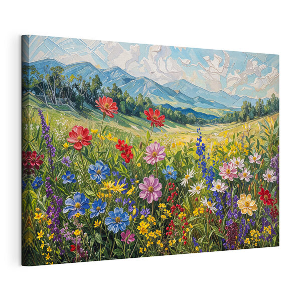 Cuadros Cuadro de flores en un campo (SKU: s40029) Cuadros Cuadros Cuadro de flores en un campo (SKU: s40029)