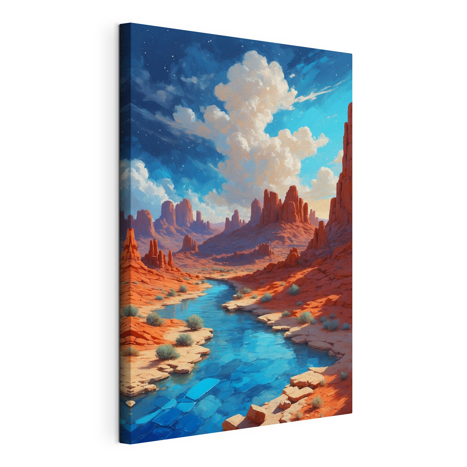 River running through a desert River running through a desert