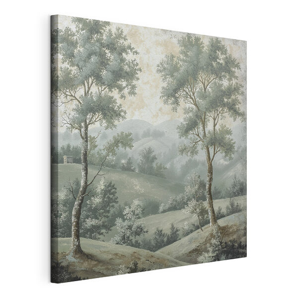 Cuadros Canvas print Painting of trees on a hill (SKU: s40085) Cuadros Cuadros Canvas print Painting of trees on a hill (SKU: s40085)