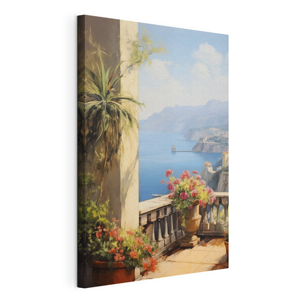 Cuadros Cuadro de un balcón con vistas a una masa de agua (SKU: s40089) Cuadros Cuadros Cuadro de un balcón con vistas a una masa de agua (SKU: s40089)