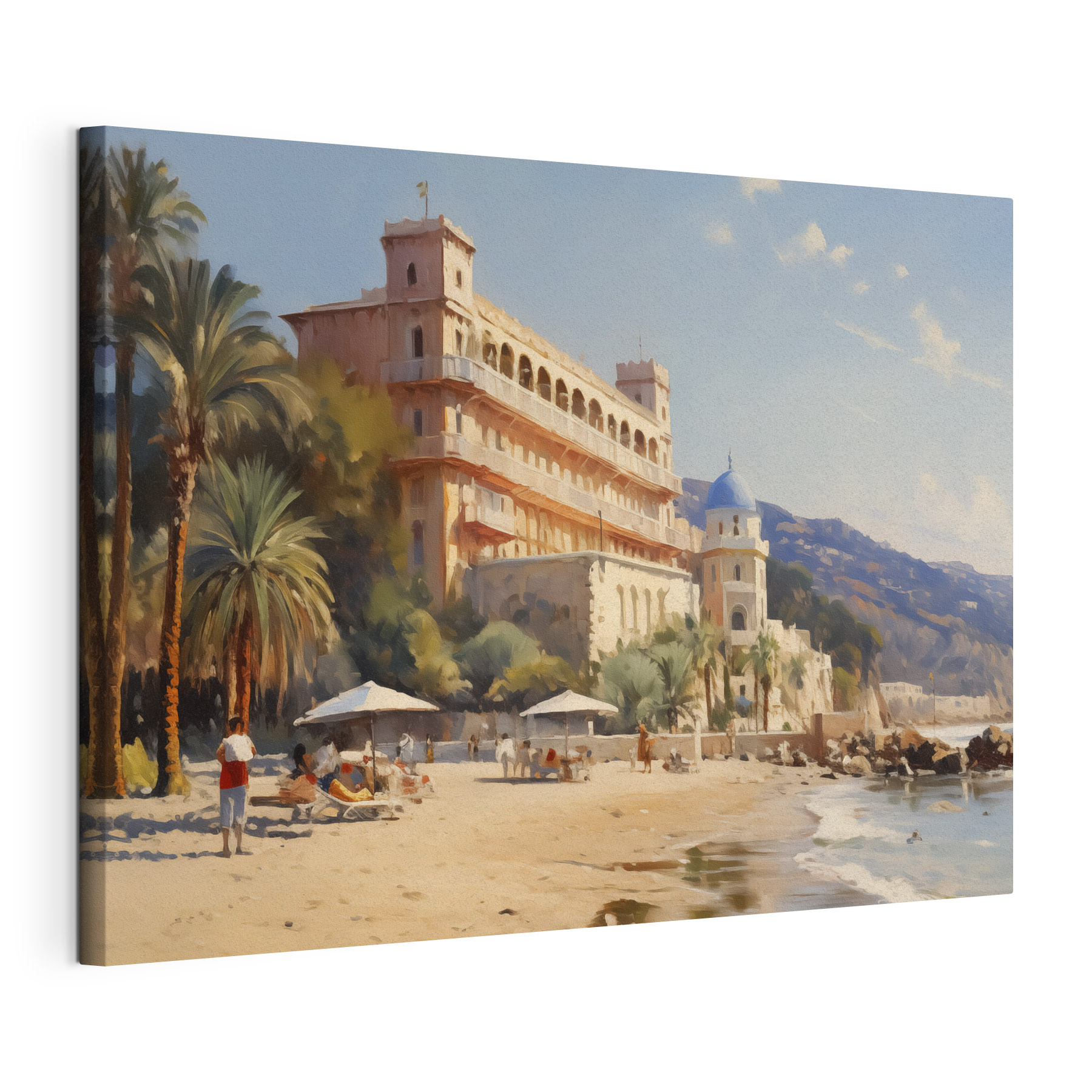 Building on a beach