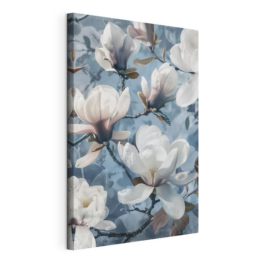 Elegant magnolias in soft hues Elegant magnolias in soft hues