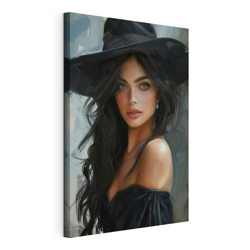 Woman wearing a hat Woman wearing a hat