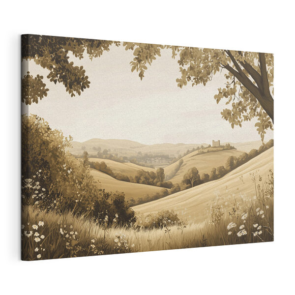Cuadros Paisaje con colinas y árboles (SKU: s40230) Cuadros Cuadros Paisaje con colinas y árboles (SKU: s40230)