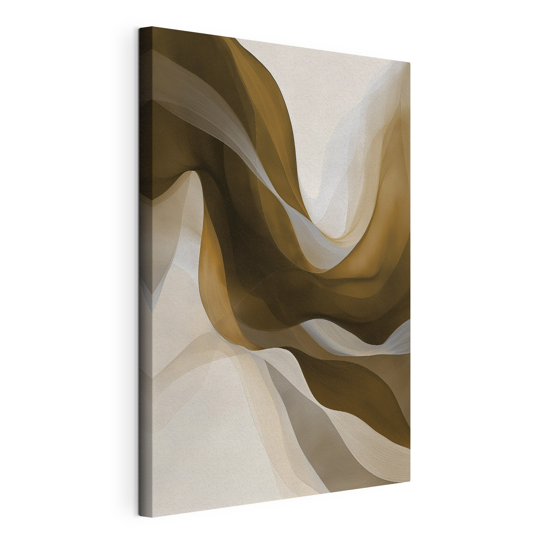 Flowing curves in earthy tones Flowing curves in earthy tones