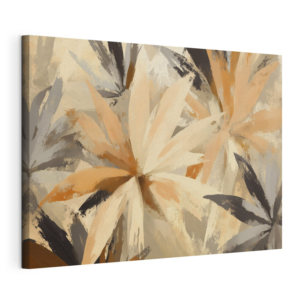 Abstract floral design in warm tones Abstract floral design in warm tones