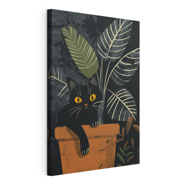 Cuadros Gato sentado en un saliente de ladrillo (SKU: s40268) Cuadros Cuadros Gato sentado en un saliente de ladrillo (SKU: s40268)