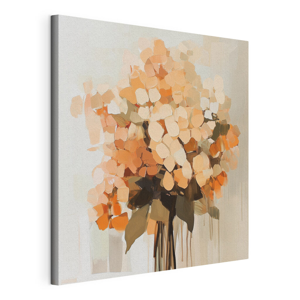 Painting of a bouquet of flowers Painting of a bouquet of flowers