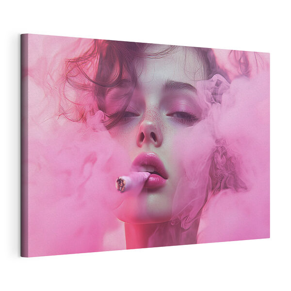 Cuadros Mujer con humo rodeándole el rostro (SKU: s40277) Cuadros Cuadros Mujer con humo rodeándole el rostro (SKU: s40277)
