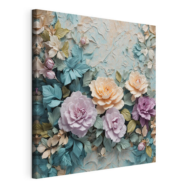Cuadros Cuadros Ramo de flores en una pared (SKU: s40332)