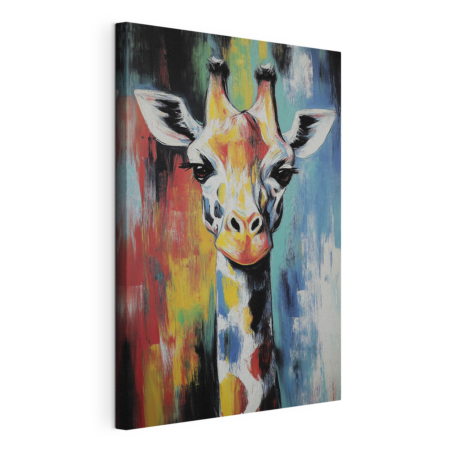 Painting of a giraffe Painting of a giraffe