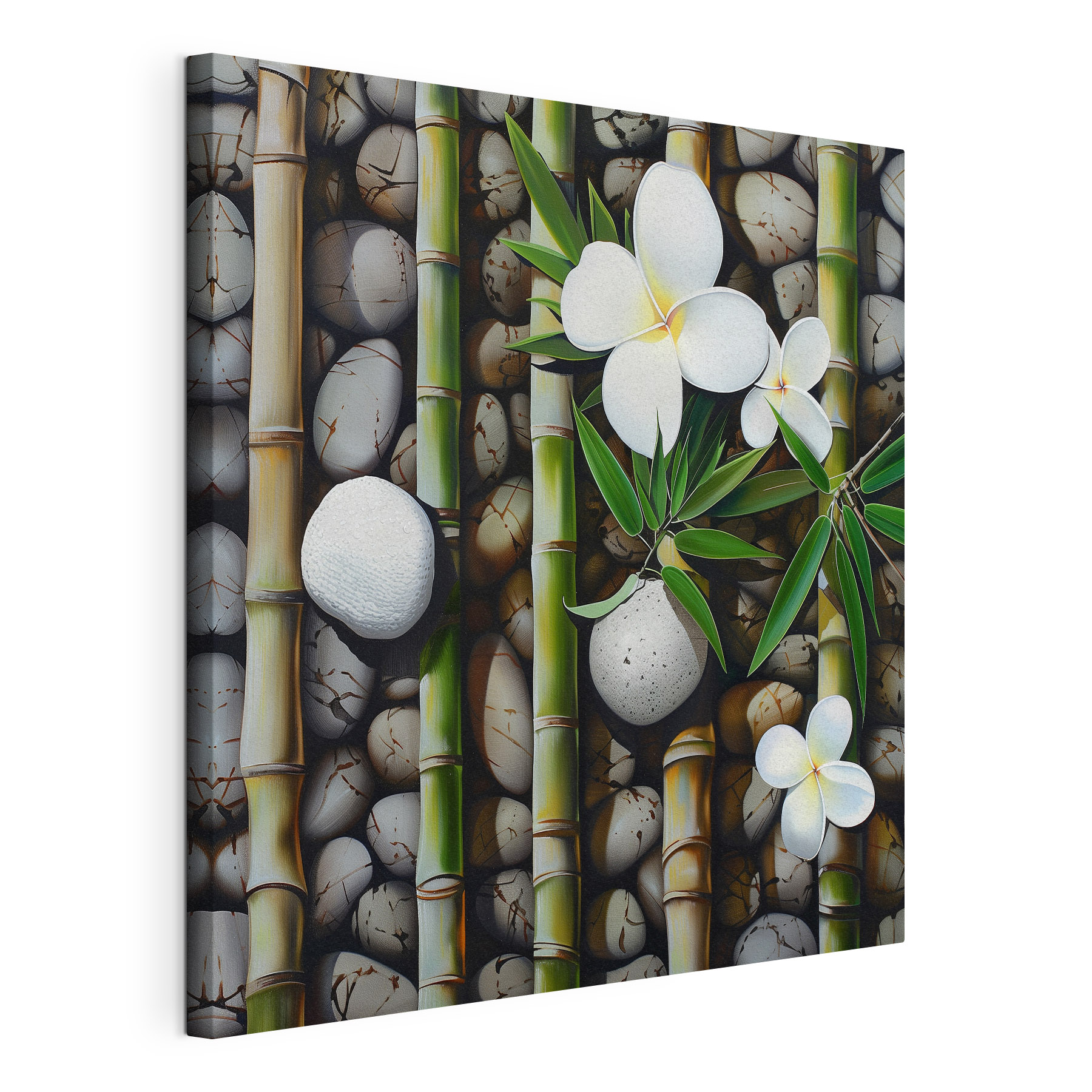 Painting of flowers and bamboo Painting of flowers and bamboo