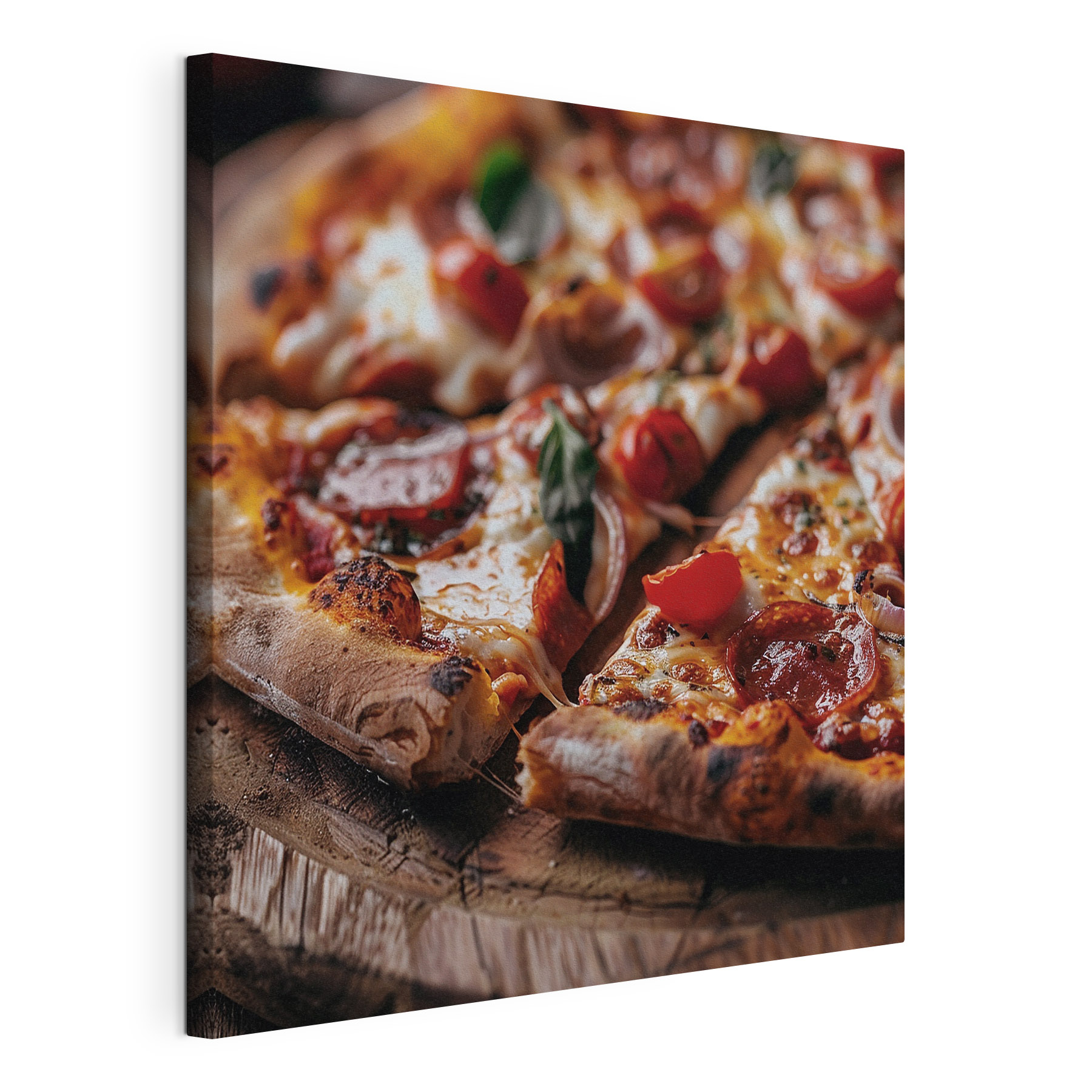 Pizza with tomatoes and cheese Pizza with tomatoes and cheese