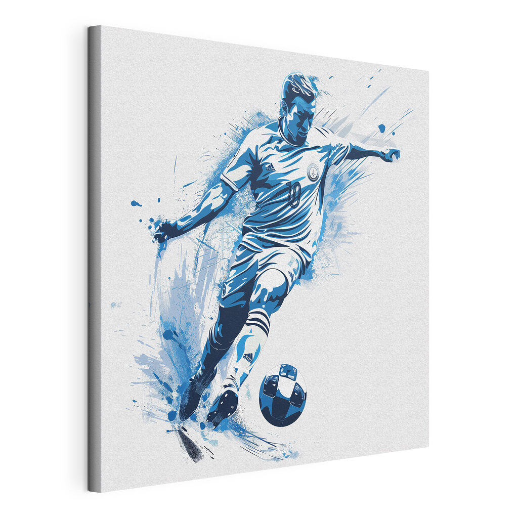Man kicking a football ball Man kicking a football ball
