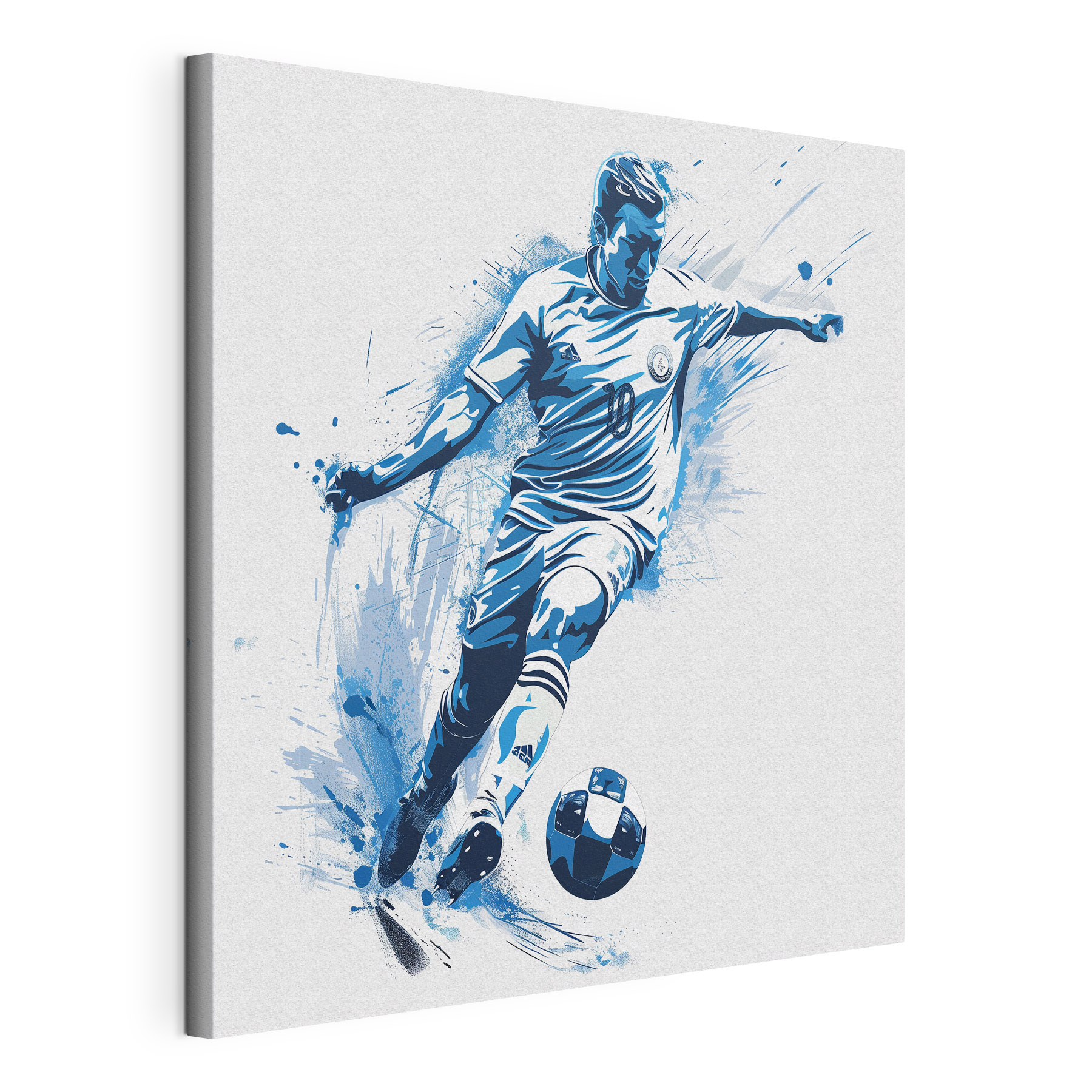 Man kicking a football ball Man kicking a football ball