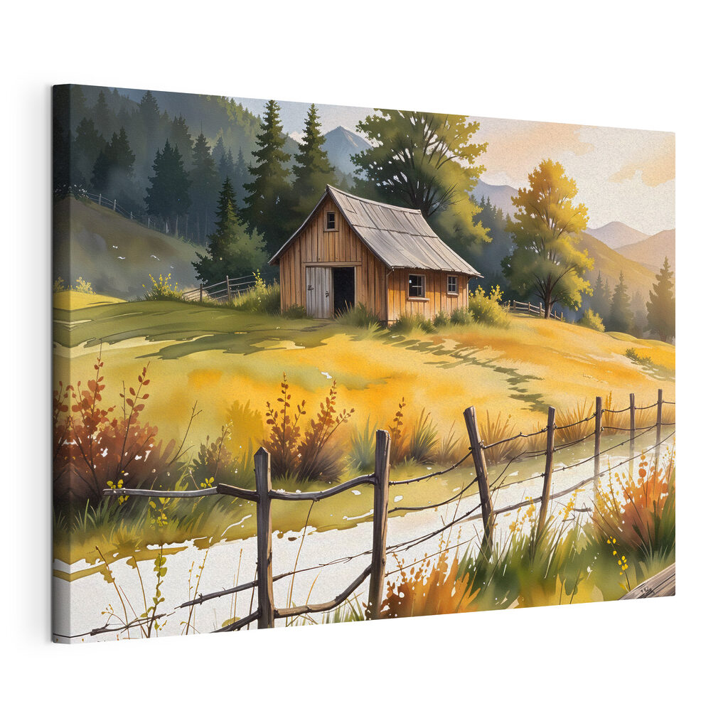 House in a field House in a field