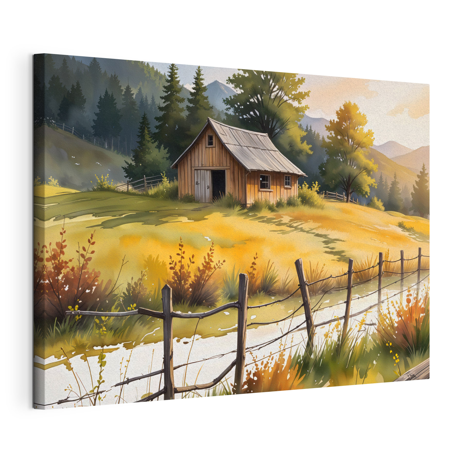 House in a field House in a field
