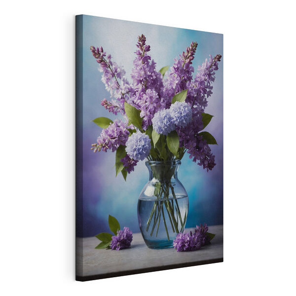 Cuadros Jarrón con flores moradas (SKU: s40470) Cuadros Cuadros Jarrón con flores moradas (SKU: s40470)