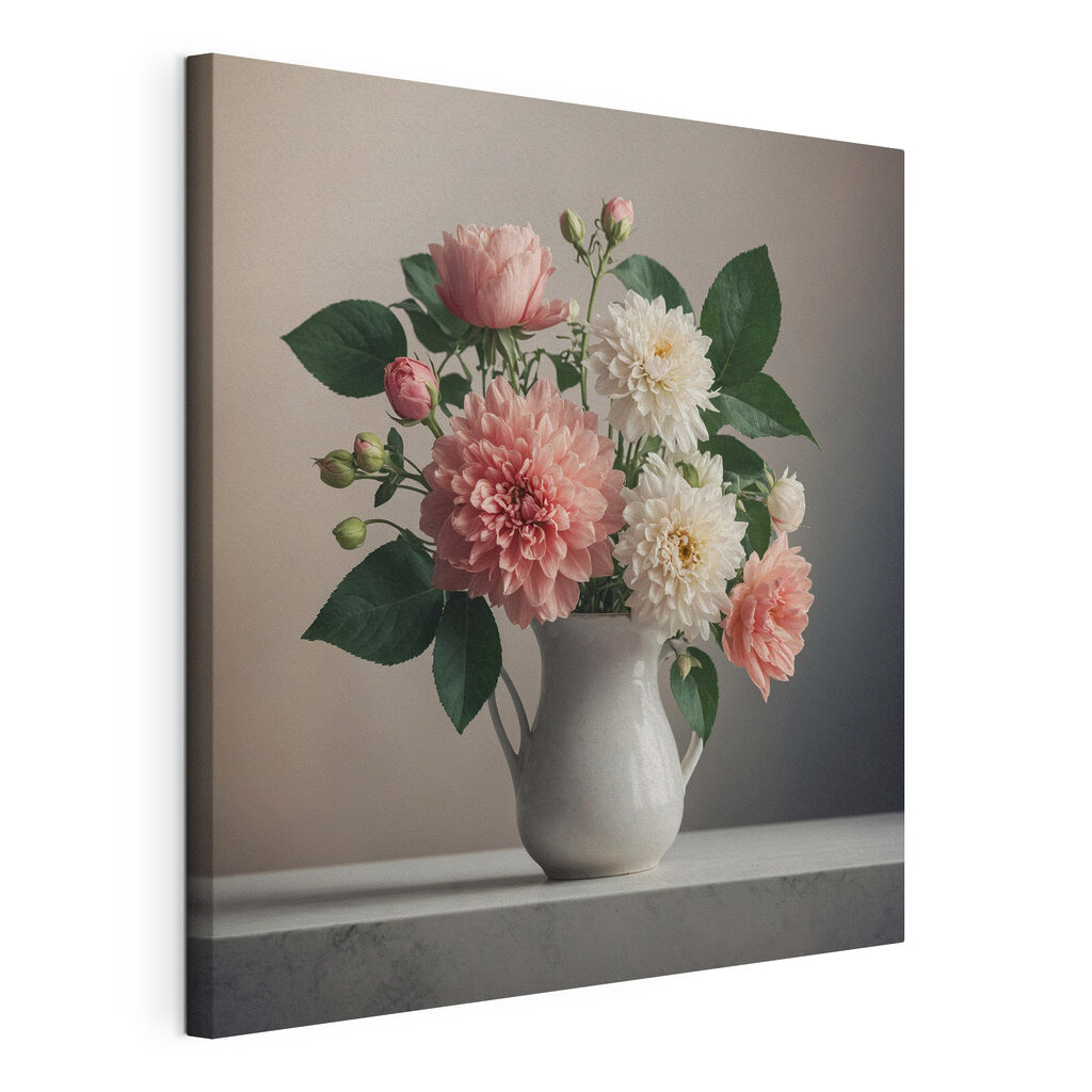 Vase of flowers on a table Vase of flowers on a table