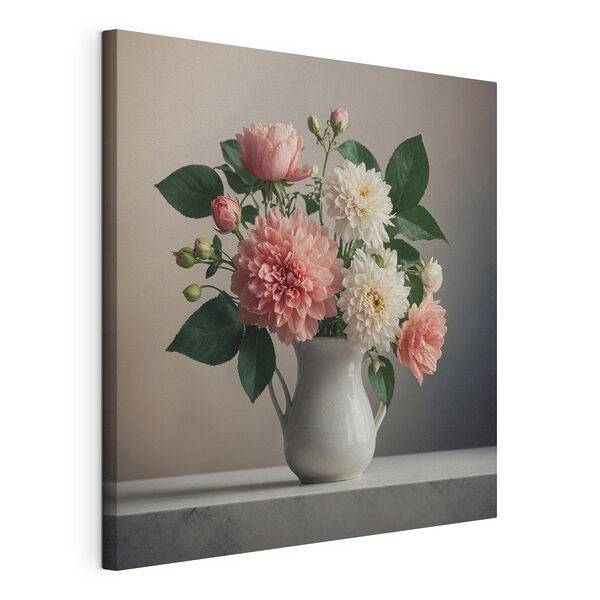 Cuadros Jarrón con flores sobre una mesa (SKU: s40472) Cuadros Cuadros Jarrón con flores sobre una mesa (SKU: s40472)