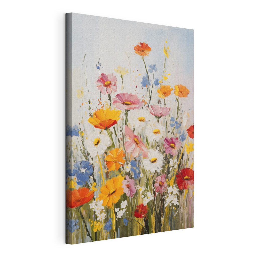 Colorful blooms brighten up the scene Colorful blooms brighten up the scene