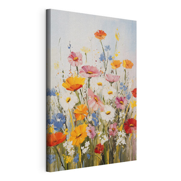 Cuadros Pintura de flores en una pared (SKU: s40504) Cuadros Cuadros Pintura de flores en una pared (SKU: s40504)