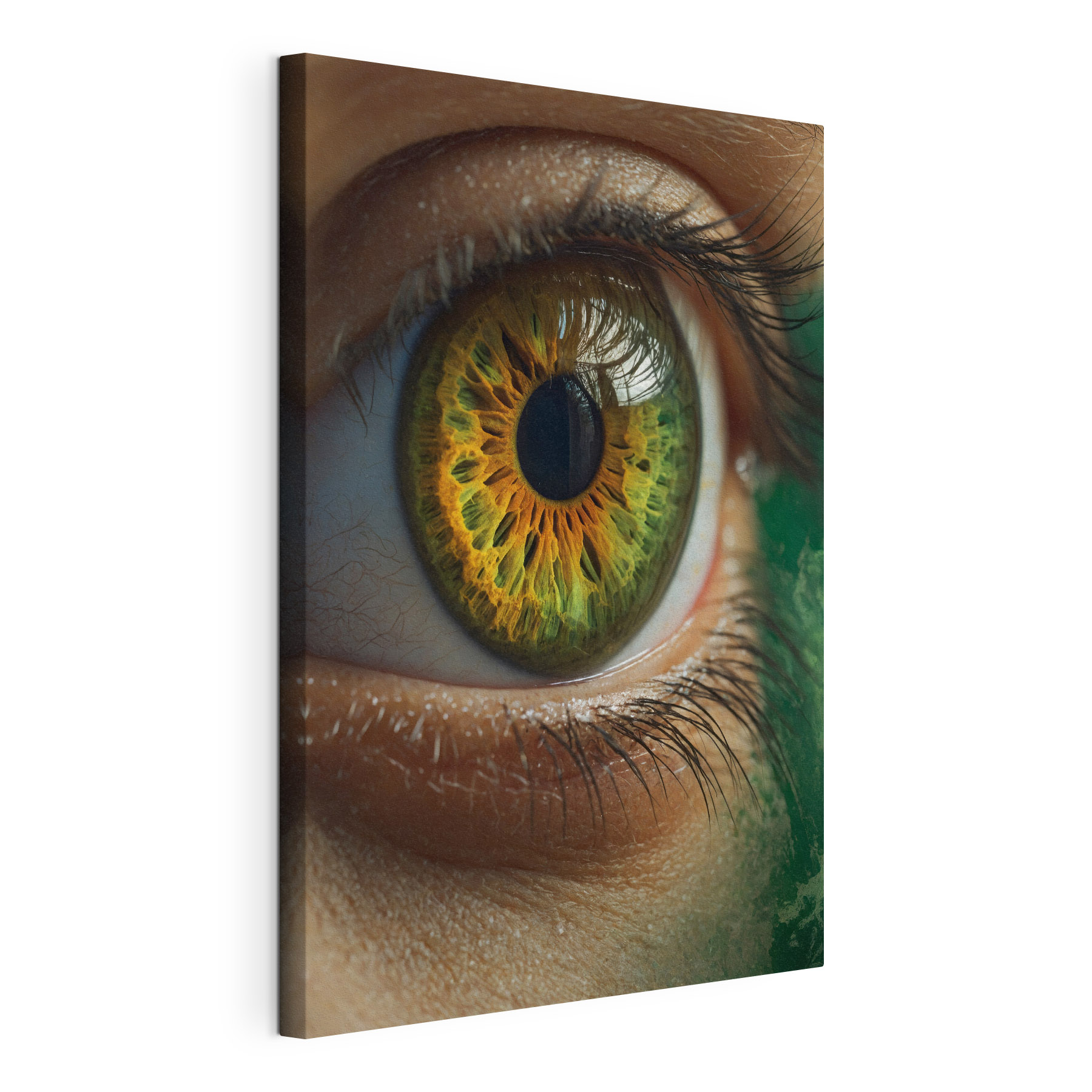 Vibrant eye showcasing unique colors