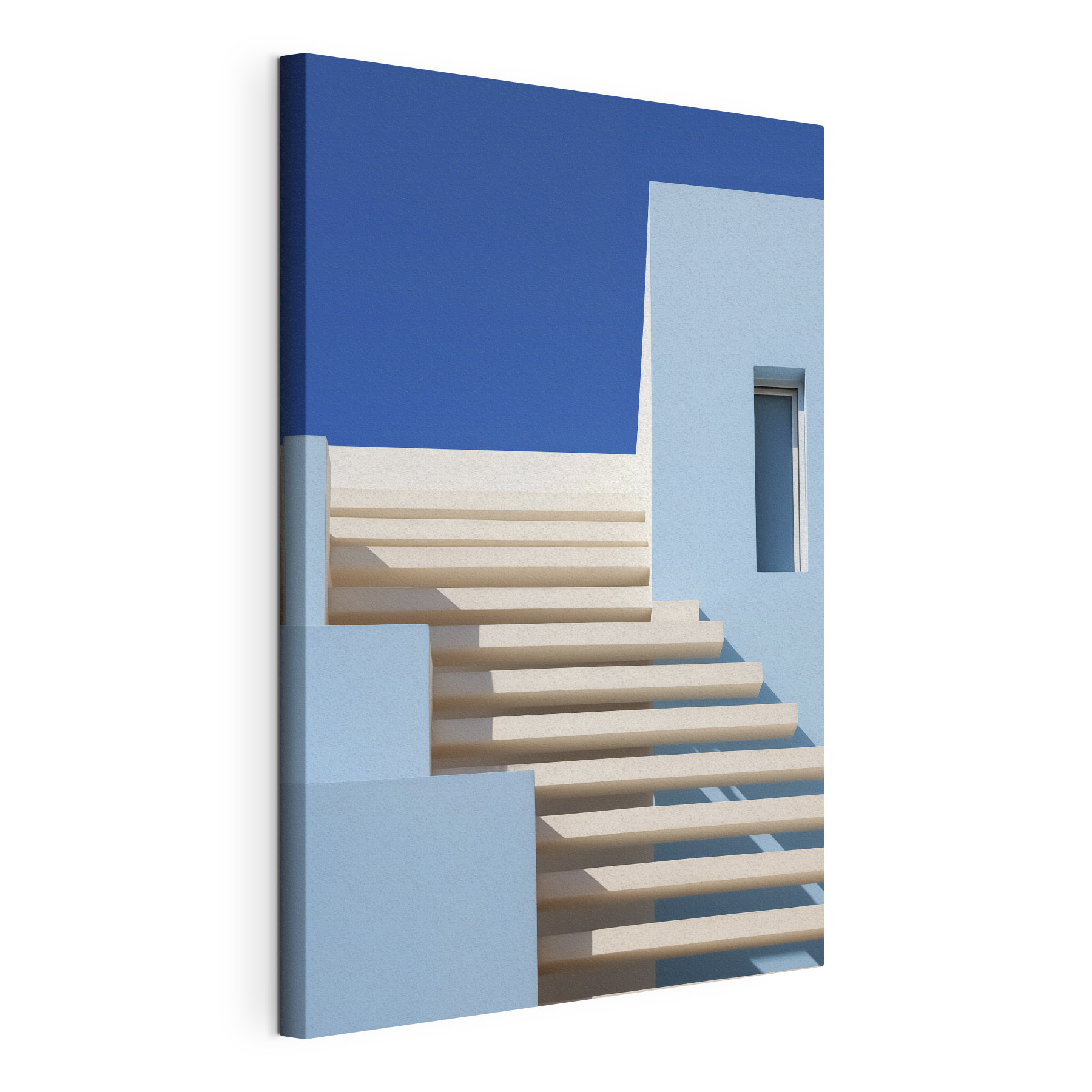 White stairs outside a building White stairs outside a building