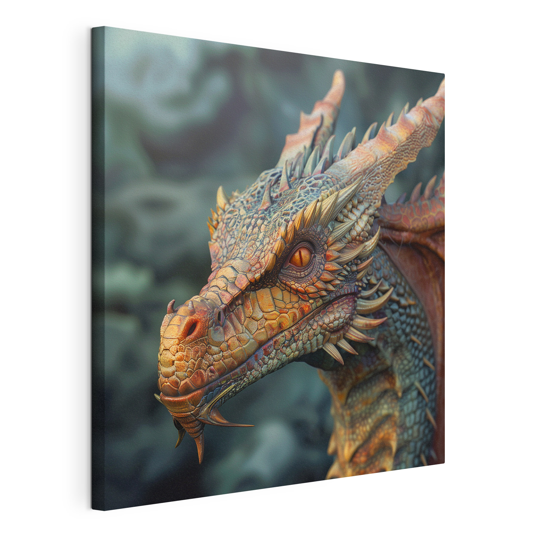Dragon with sharp spikes Dragon with sharp spikes