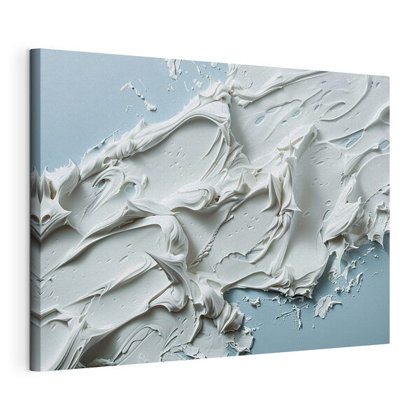 Cuadros Pintura blanca sobre una superficie