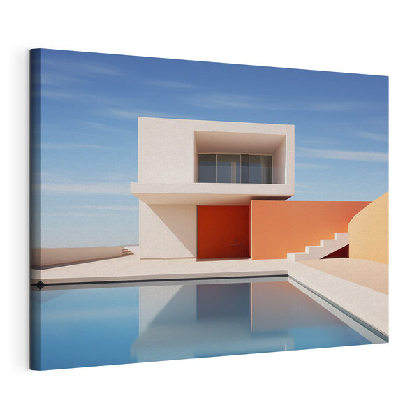 Cuadros Casa con piscina (SKU: s40811) Cuadros Cuadros Casa con piscina (SKU: s40811)