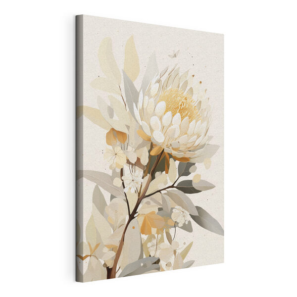 Cuadros Flor blanca con el centro amarillo (SKU: s40819) Cuadros Cuadros Flor blanca con el centro amarillo (SKU: s40819)