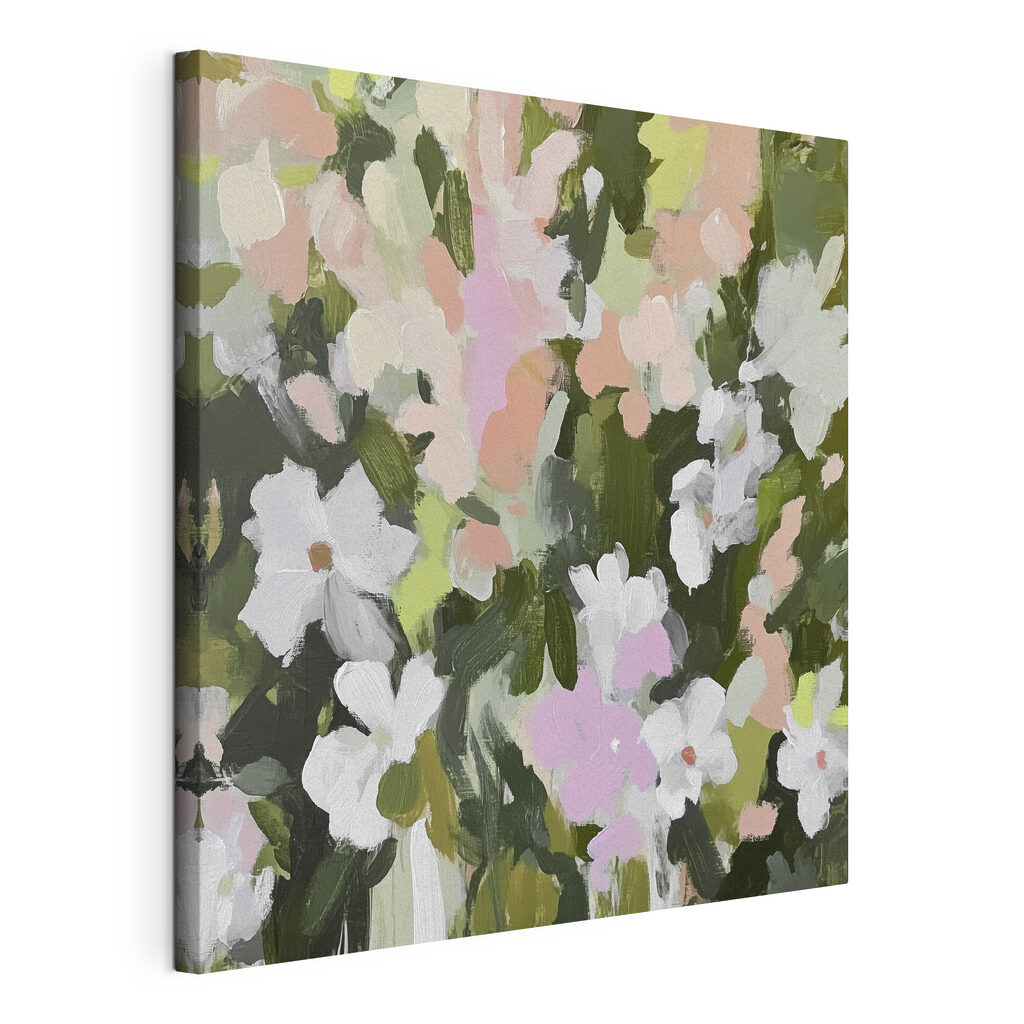 Painting of flowers and leaves Painting of flowers and leaves