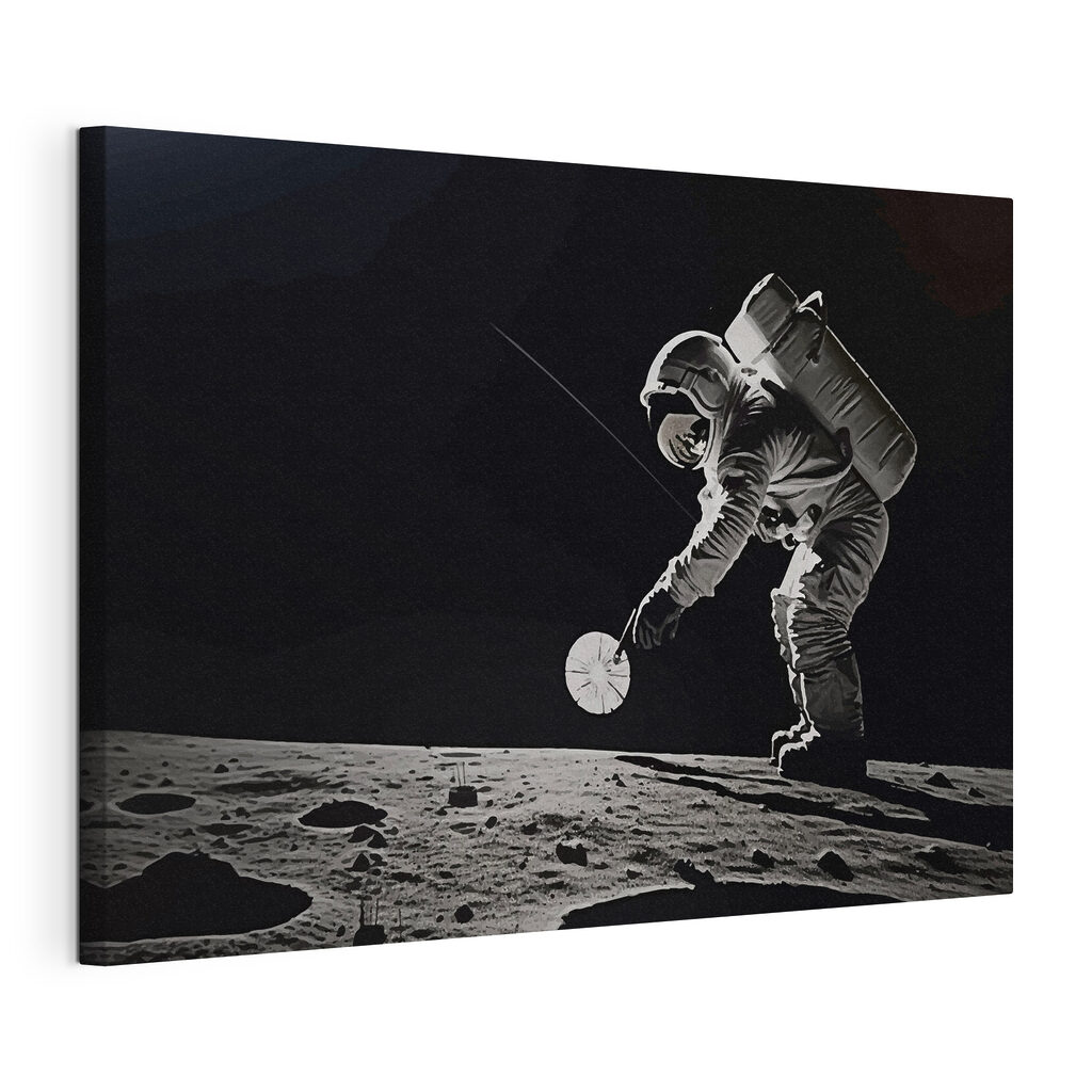 Astronaut on the moon Astronaut on the moon