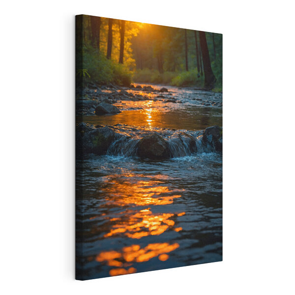 Cuadros Río con rocas y árboles al fondo (SKU: s40876) Cuadros Cuadros Río con rocas y árboles al fondo (SKU: s40876)