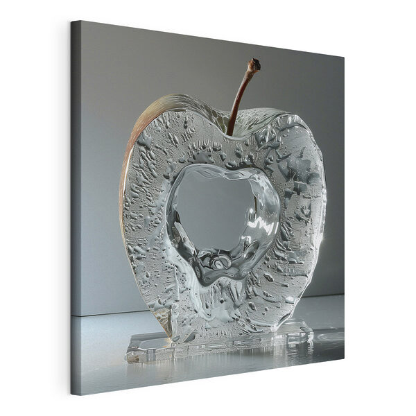 Cuadros Manzana de cristal con tallo (SKU: s40910) Cuadros Cuadros Manzana de cristal con tallo (SKU: s40910)