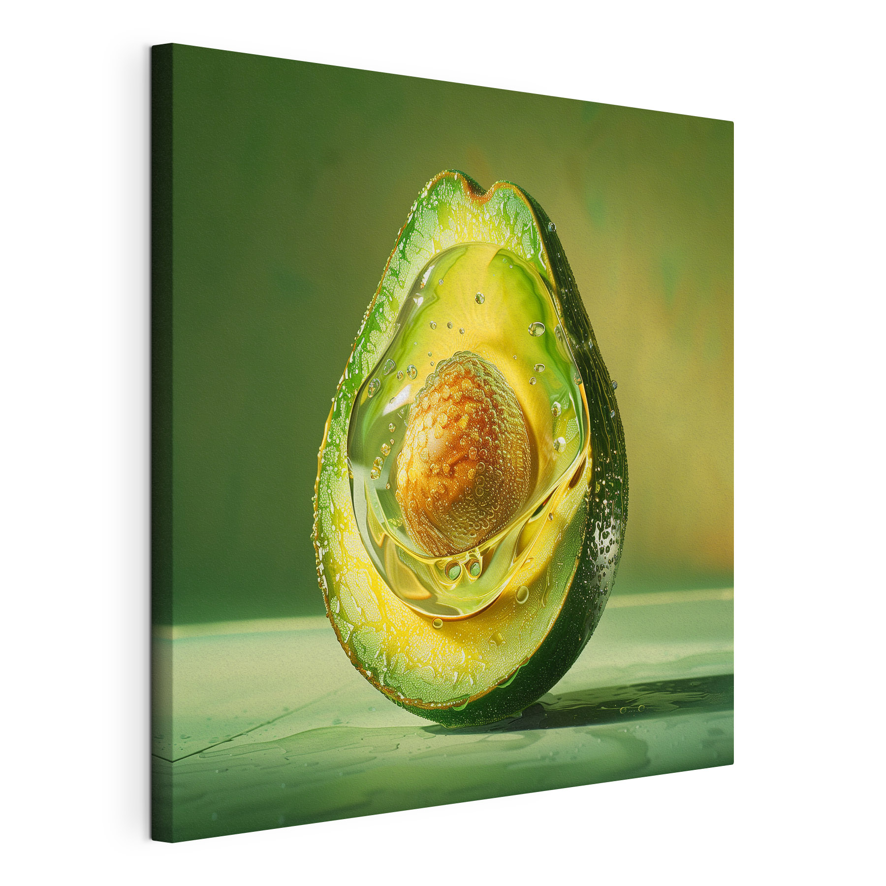 Avocado cut in half Avocado cut in half