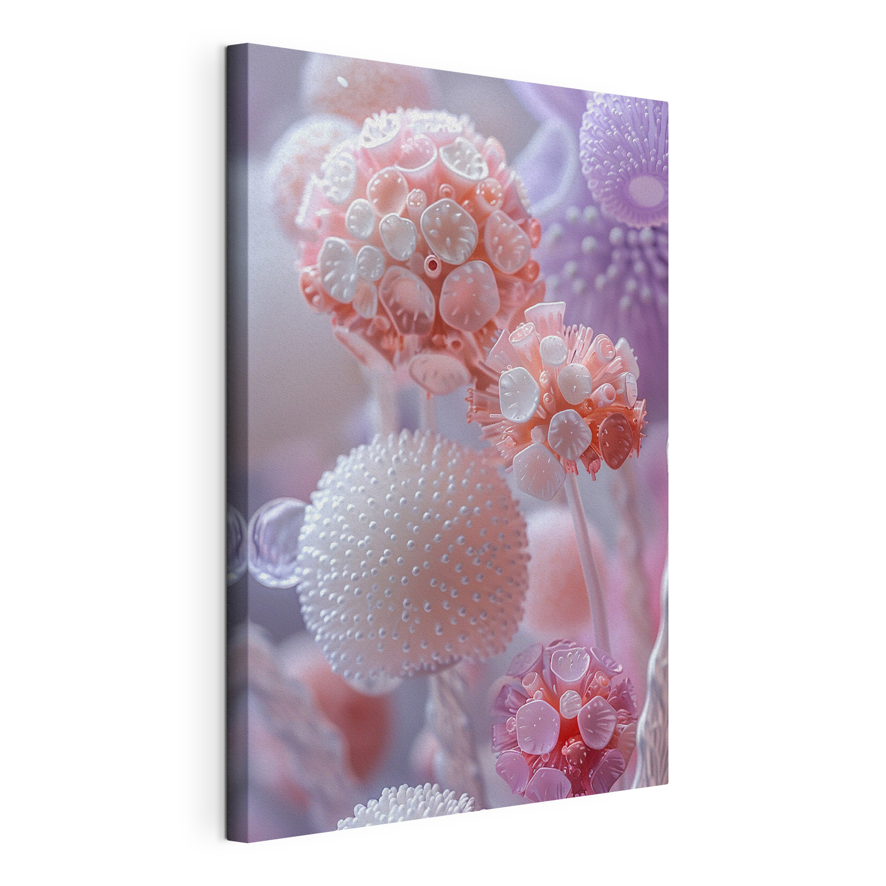 Colorful spherical forms in soft hues Colorful spherical forms in soft hues
