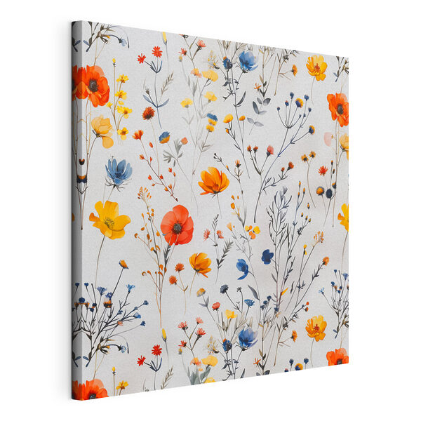 Cuadros Dibujo de flores sobre un fondo blanco (SKU: s40959) Cuadros Cuadros Dibujo de flores sobre un fondo blanco (SKU: s40959)