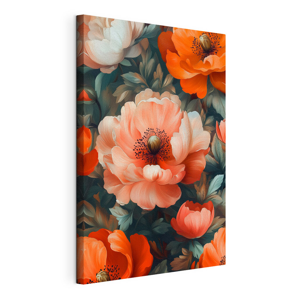 Vibrant blooms in soft hues Vibrant blooms in soft hues