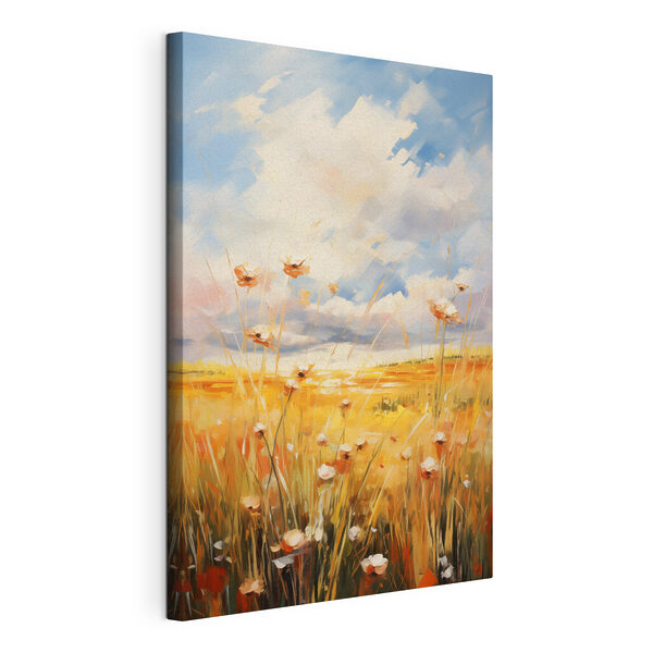 Cuadros Cuadro de flores en un campo (SKU: s41014) Cuadros Cuadros Cuadro de flores en un campo (SKU: s41014)