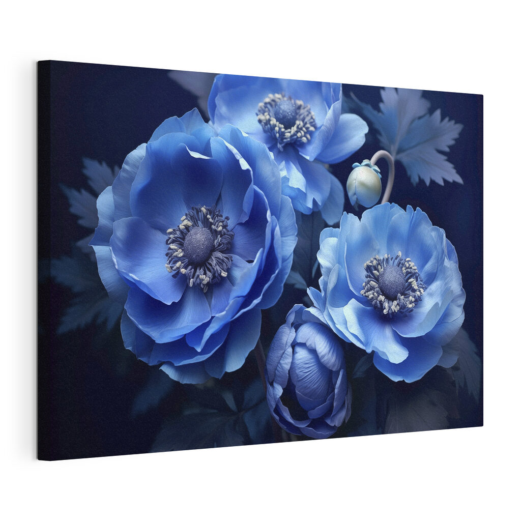 Group of blue flowers Group of blue flowers