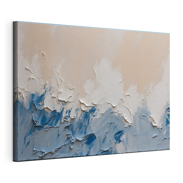 Cuadros Pintura blanca y azul en una pared (SKU: s41027) Cuadros Cuadros Pintura blanca y azul en una pared (SKU: s41027)