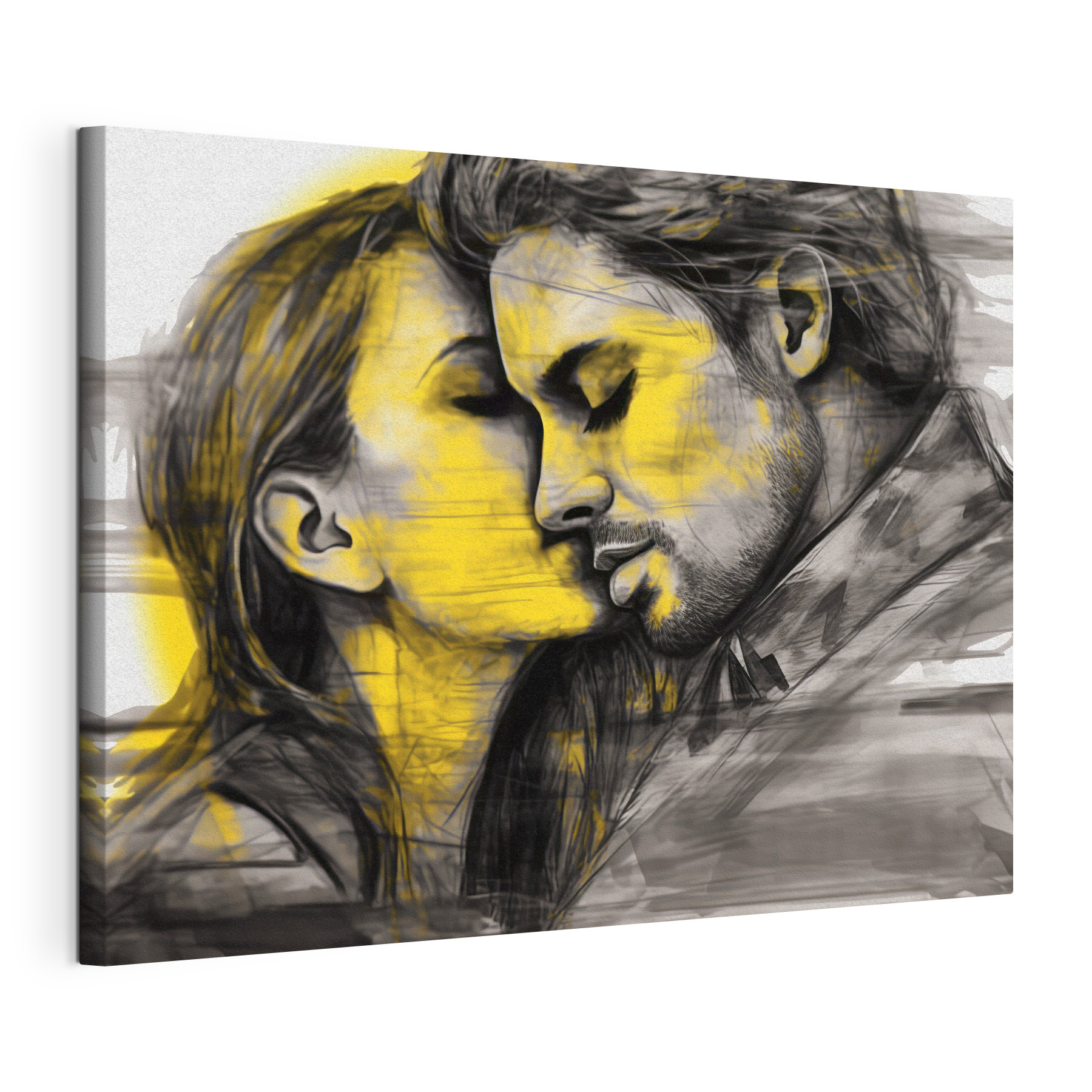 Man and woman kissing Man and woman kissing