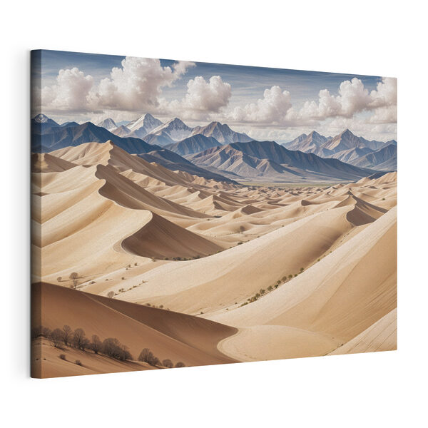 Grandes dunas con montañas al fondo Cuadros Grandes dunas con montañas al fondo