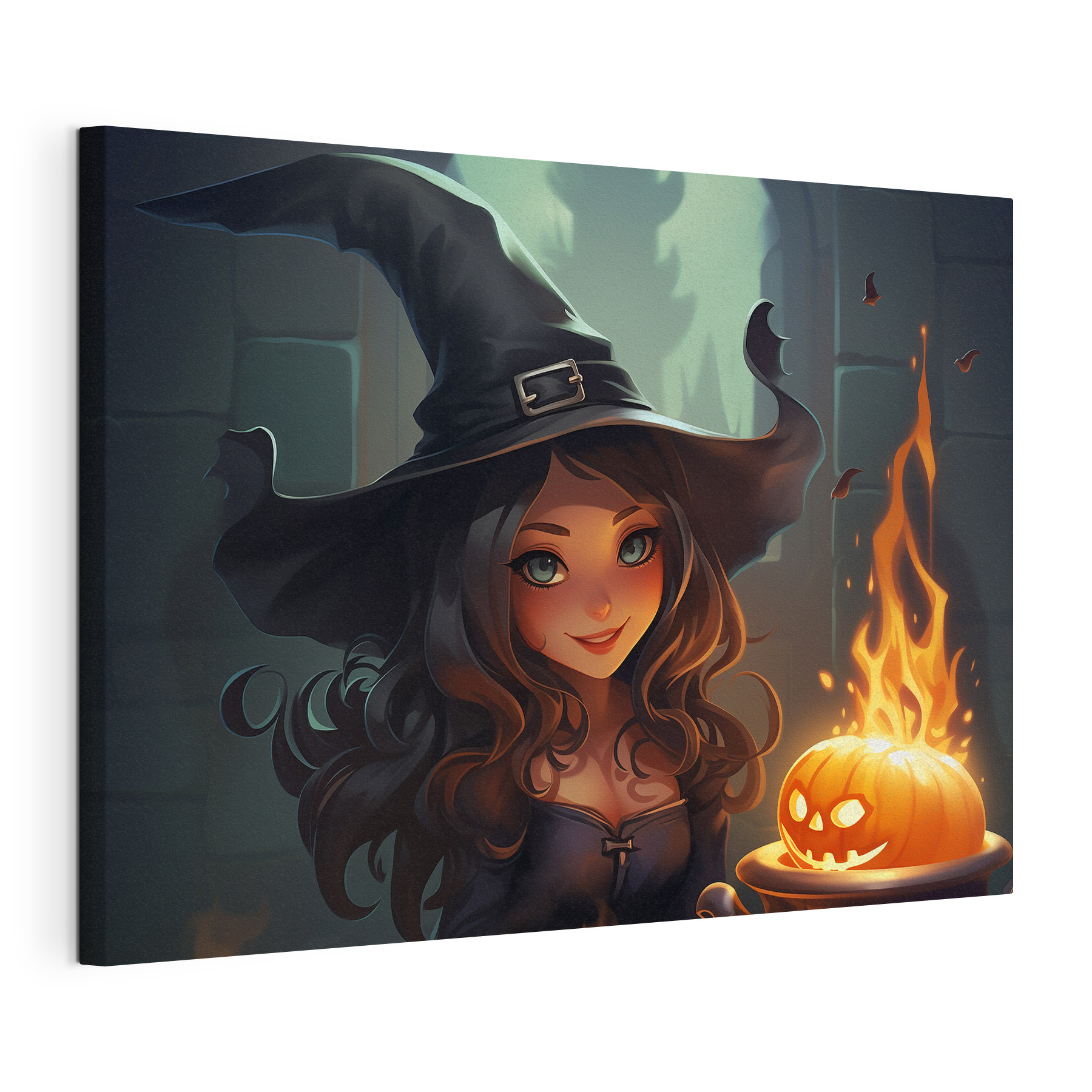 Cartoon of a person with a pumpkin Cartoon of a person with a pumpkin