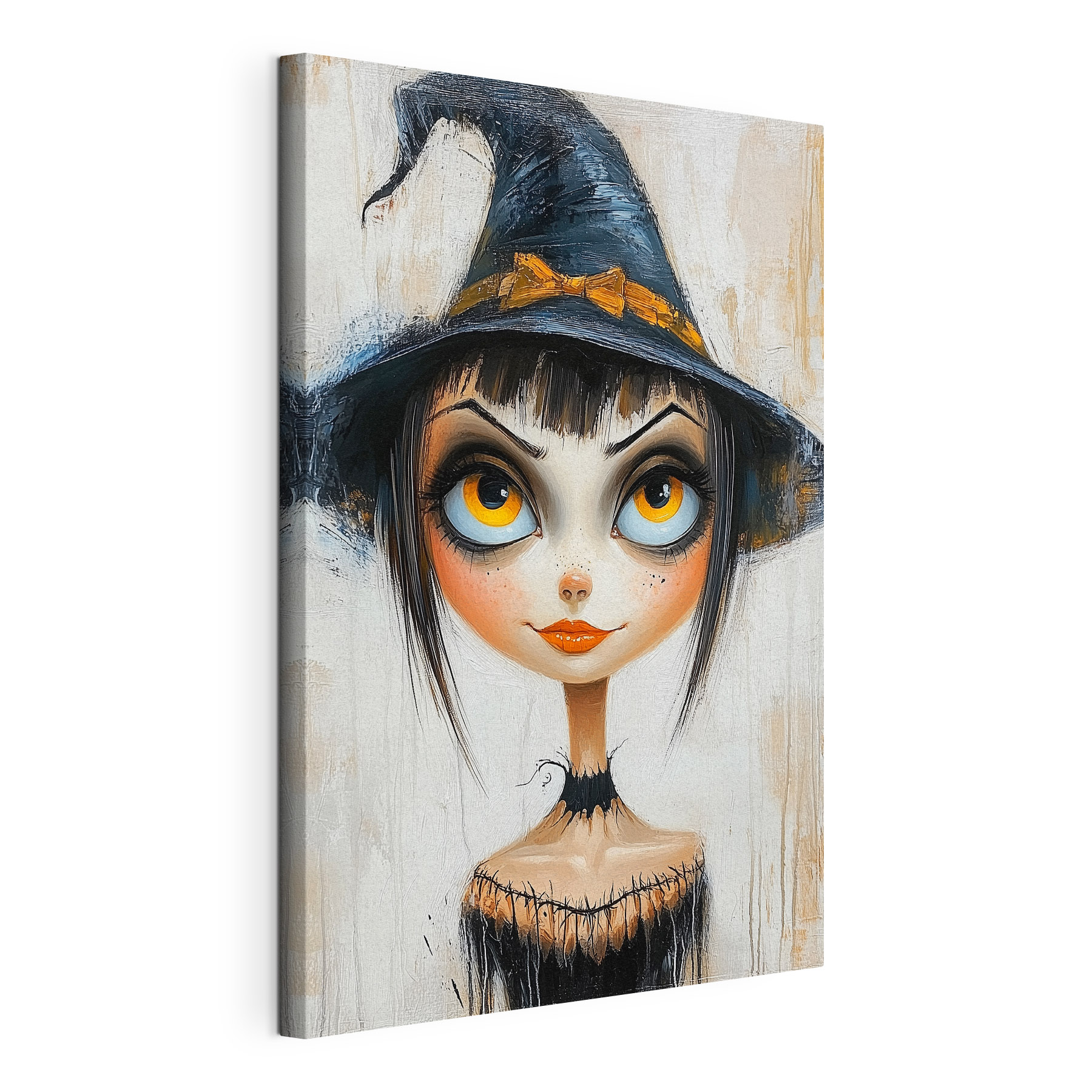 Cartoon of a woman wearing a person hat Cartoon of a woman wearing a person hat
